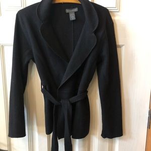 Banana Republic Belted wool blazer